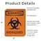 Signmission Biohazard With Symbol OSHA Warning Sign, Vinyl Decal, 3.5in W x 5in L, 2PK OS-2PACK-WS-D-35-V-12989 - alternate 2